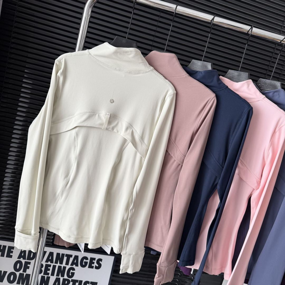 L style elastic slim collar jacket