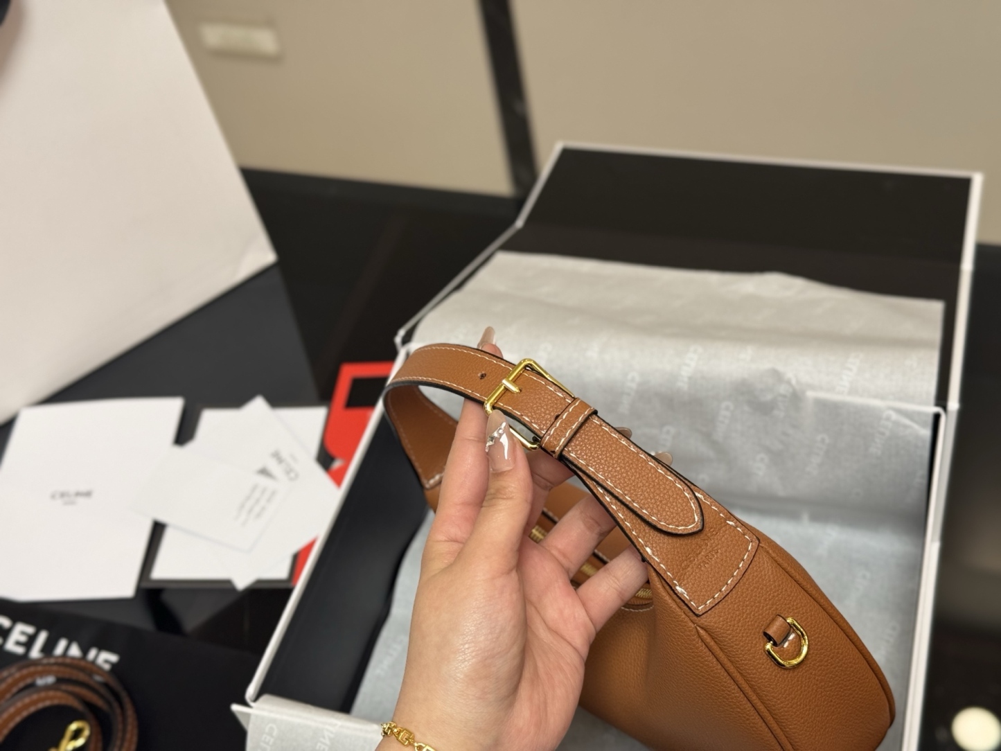 C Style Underarm Bag 22.15cm 