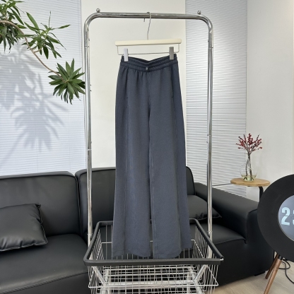 L style Threaded high waist wide leg pants Women's casual pants