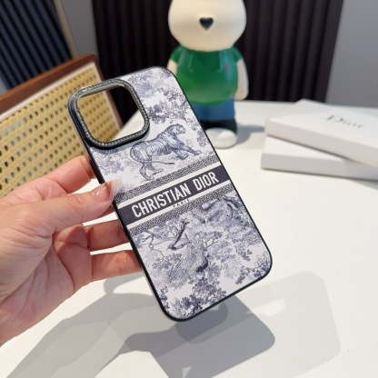 D Style Side leather full cover mobile phone case