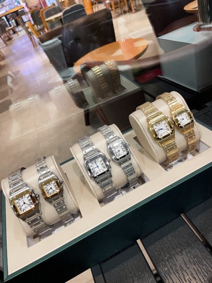 C Style Vintage Santos Medium 31×41mm Small 26×35mm watch