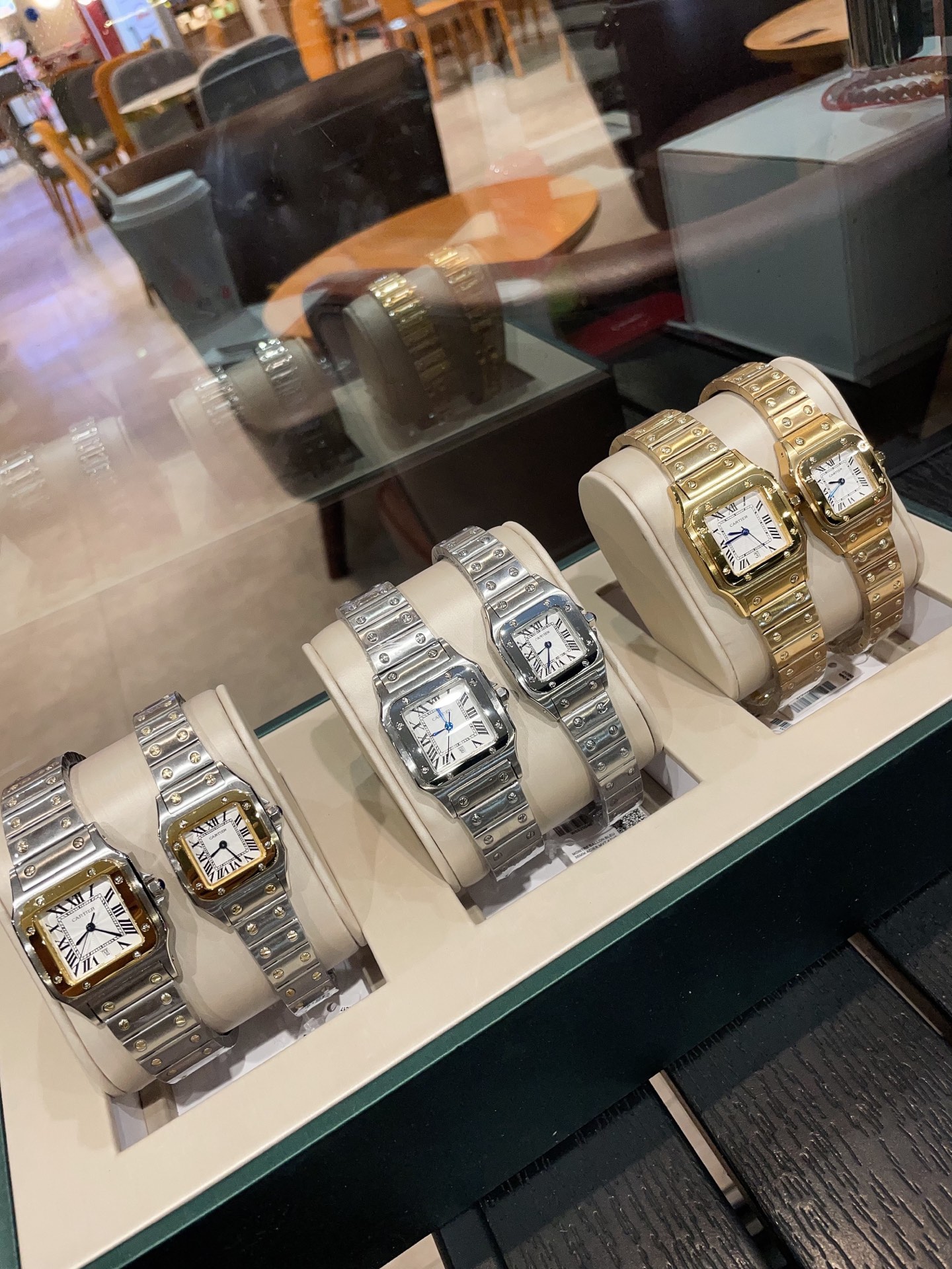 C Style Vintage Santos Medium 31×41mm Small 26×35mm watch