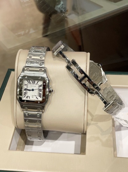 C Style Vintage Santos Medium 31×41mm Small 26×35mm watch