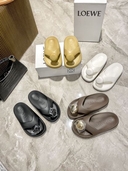 L style Thick-soled cloud slippers