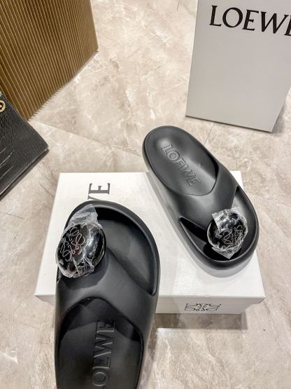 L style Thick-soled cloud slippers