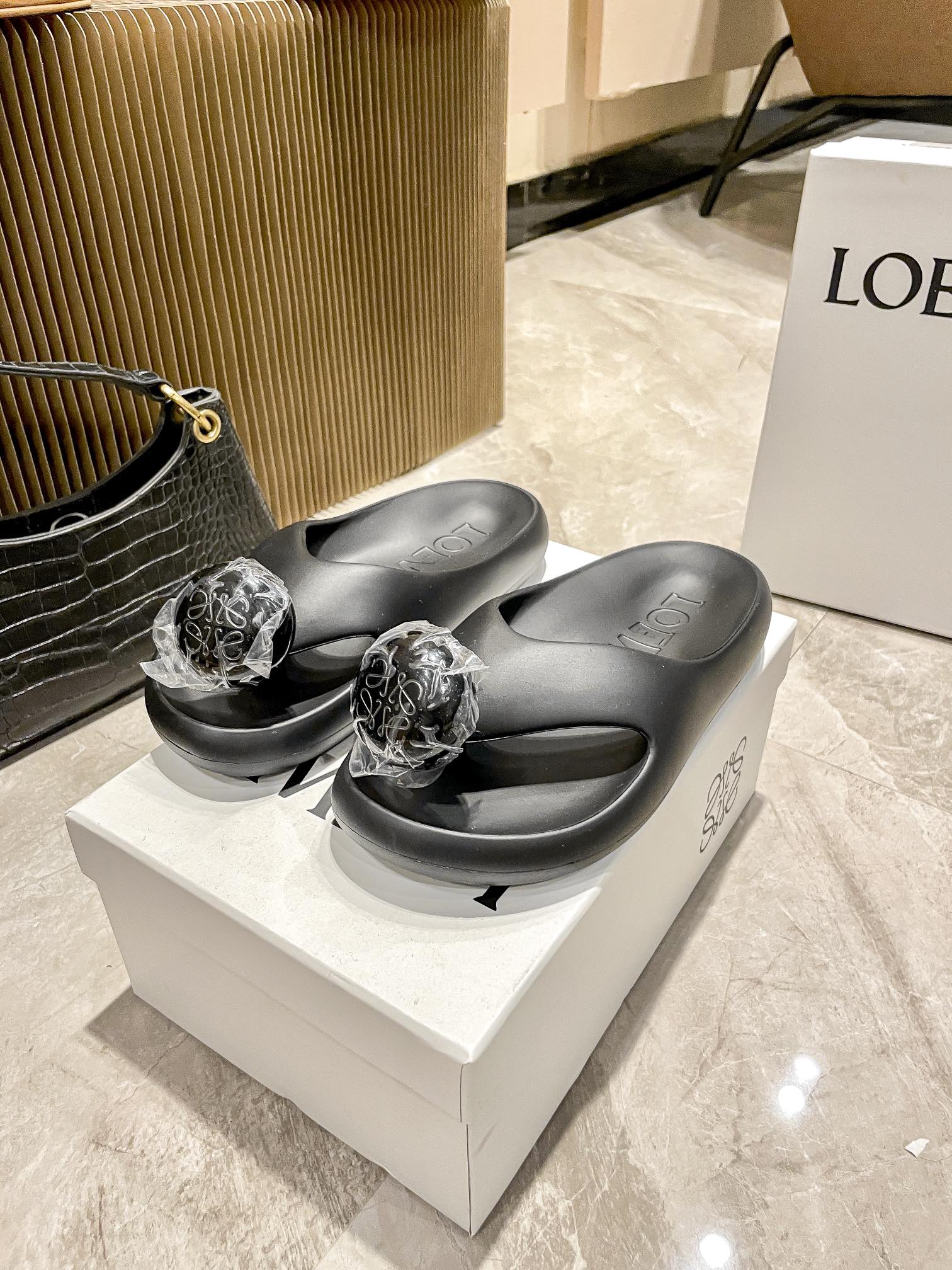 L style Thick-soled cloud slippers