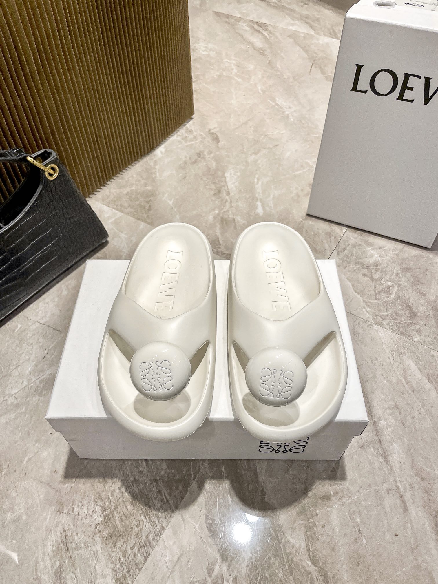 L style Thick-soled cloud slippers