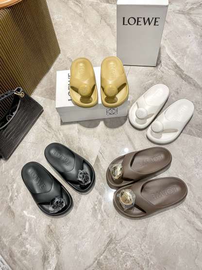 L style Thick-soled cloud slippers