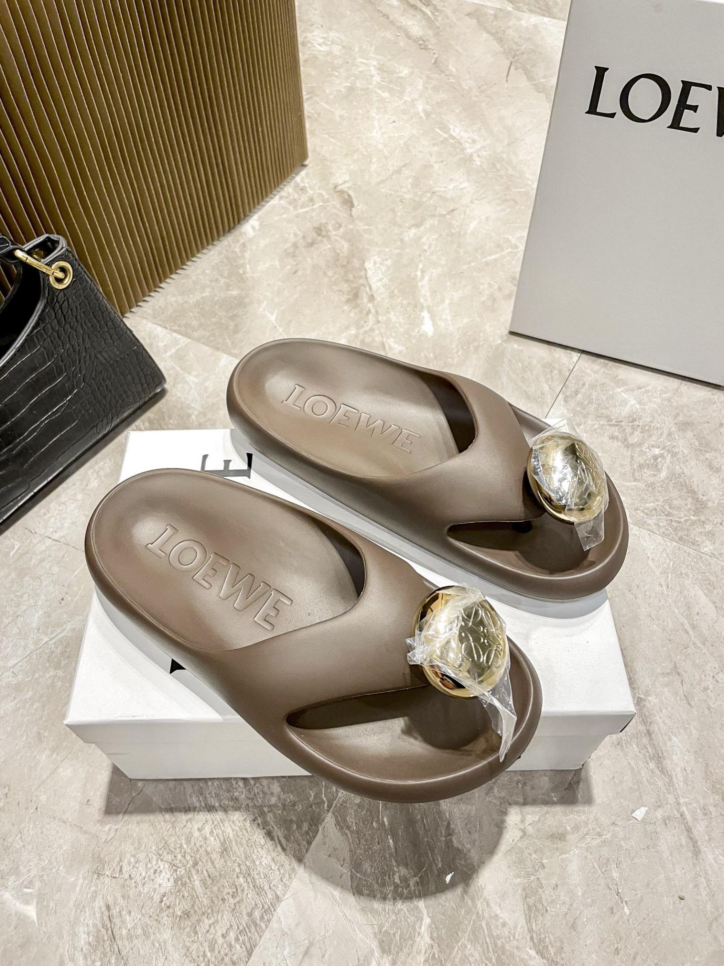 L style Thick-soled cloud slippers