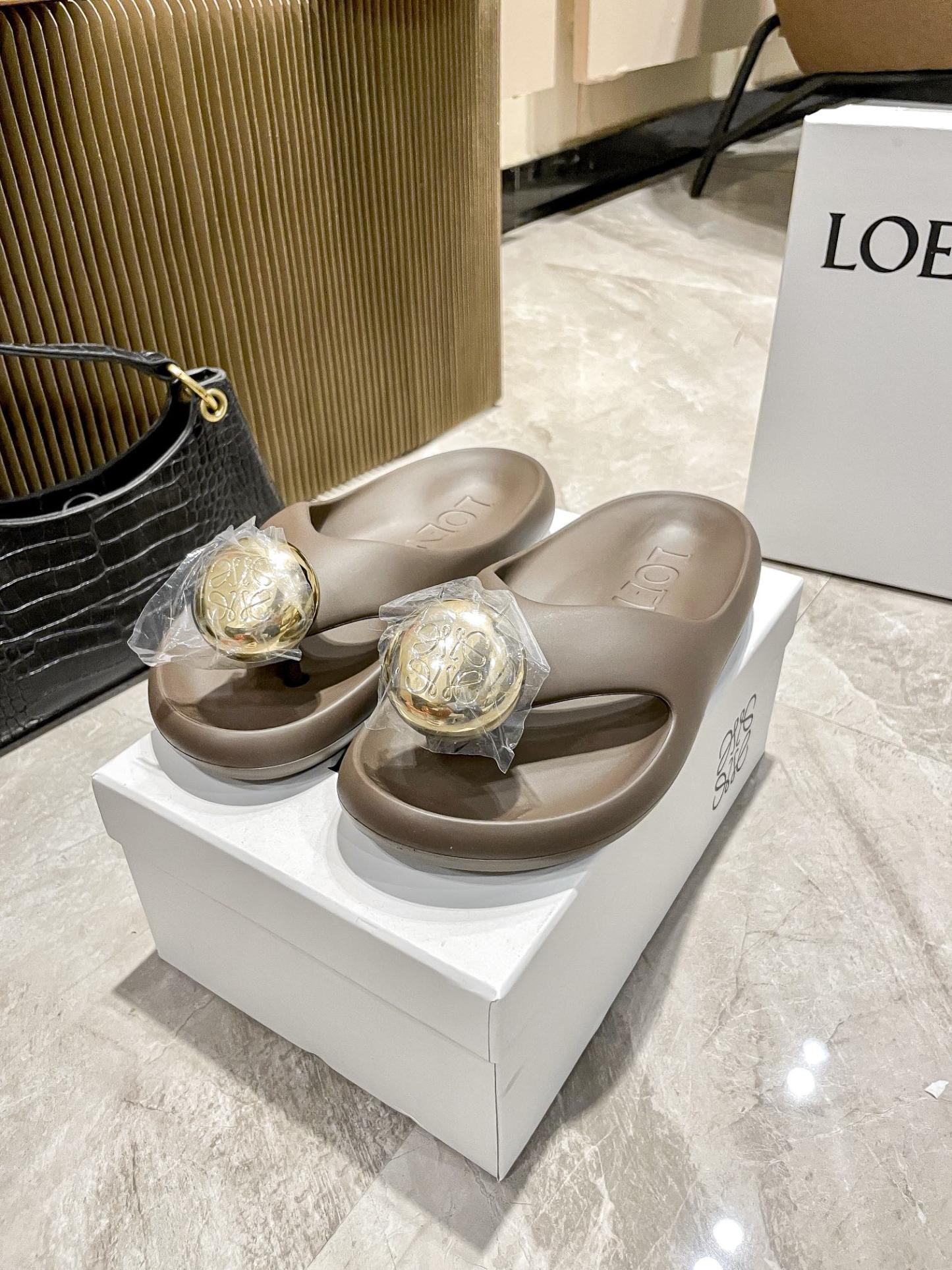 L style Thick-soled cloud slippers