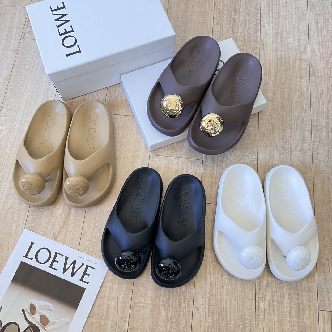 L style Thick-soled cloud slippers