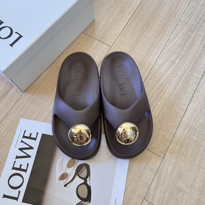 L style Thick-soled cloud slippers