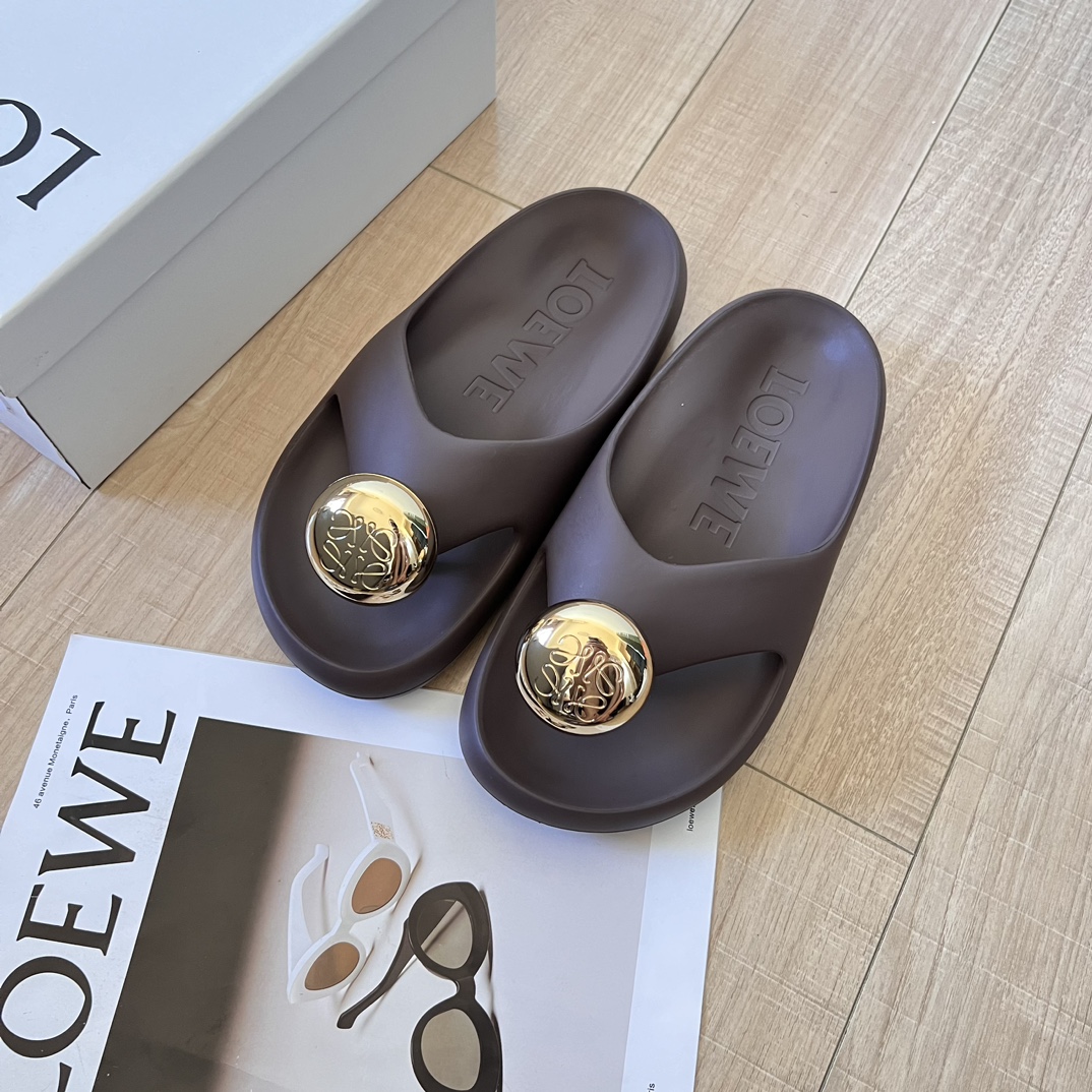L style Thick-soled cloud slippers