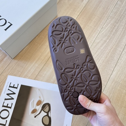 L style Thick-soled cloud slippers