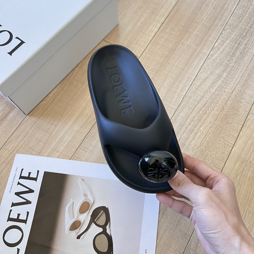 L style Thick-soled cloud slippers