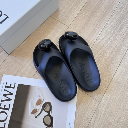 L style Thick-soled cloud slippers