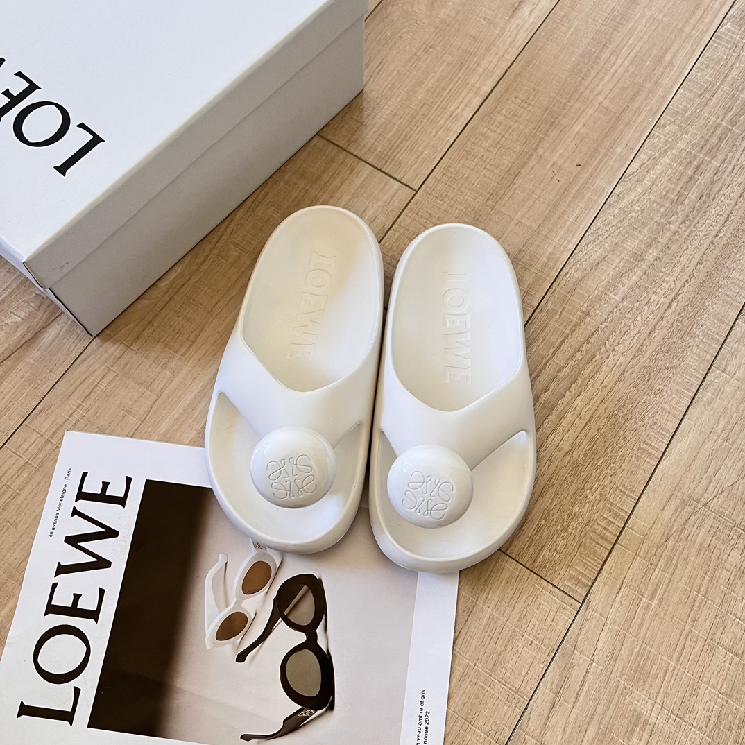 L style Thick-soled cloud slippers