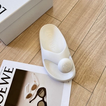 L style Thick-soled cloud slippers