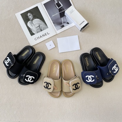 C style Small schoolbag slippers Velcro bag slippers