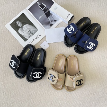 C style Small schoolbag slippers Velcro bag slippers