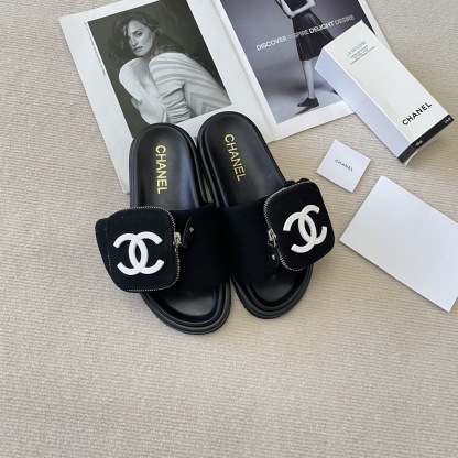 C style Small schoolbag slippers Velcro bag slippers