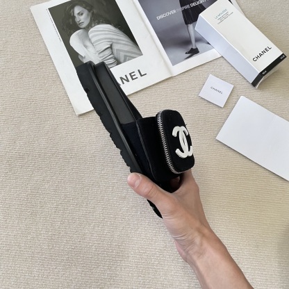 C style Small schoolbag slippers Velcro bag slippers