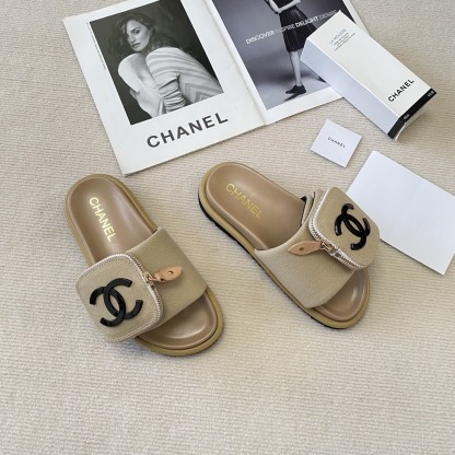 C style Small schoolbag slippers Velcro bag slippers