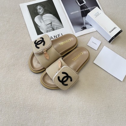 C style Small schoolbag slippers Velcro bag slippers