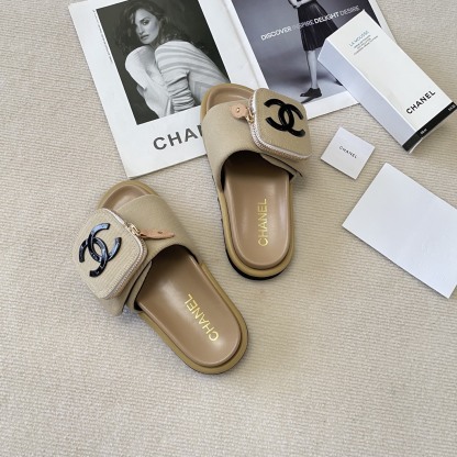 C style Small schoolbag slippers Velcro bag slippers