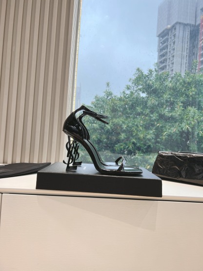 Y style Simple one-strap square toe high-heeled sandals