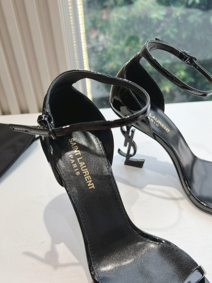 Y style Simple one-strap square toe high-heeled sandals