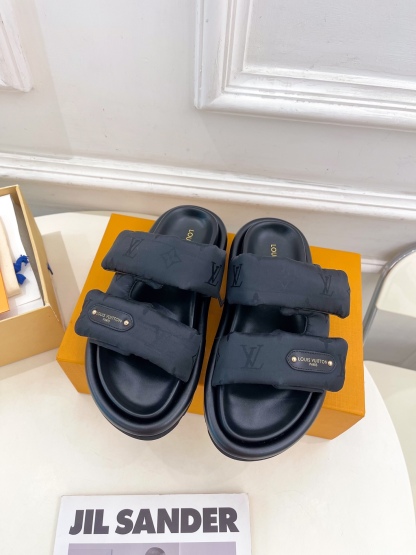 L style Velcro Slippers