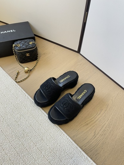 C styleKnitted diamond slippers6cm