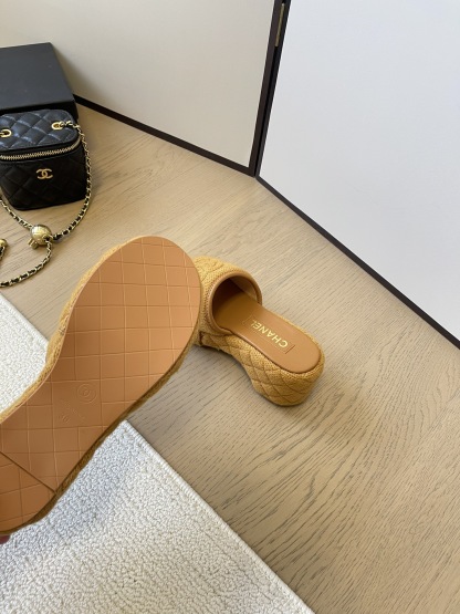 C styleKnitted diamond slippers6cm