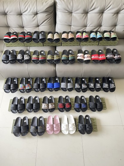 G style Couples slippers, beach slippers, flat slippers