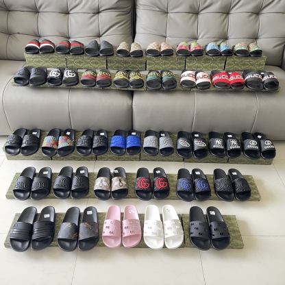 G style Couples slippers, beach slippers, flat slippers