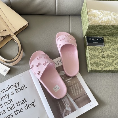 G style Couples slippers, beach slippers, flat slippers