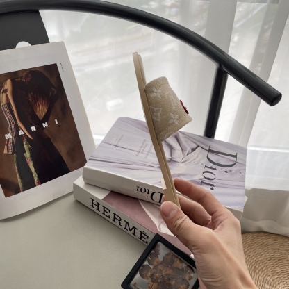 L style Denim Flat Slippers Casual Sandals