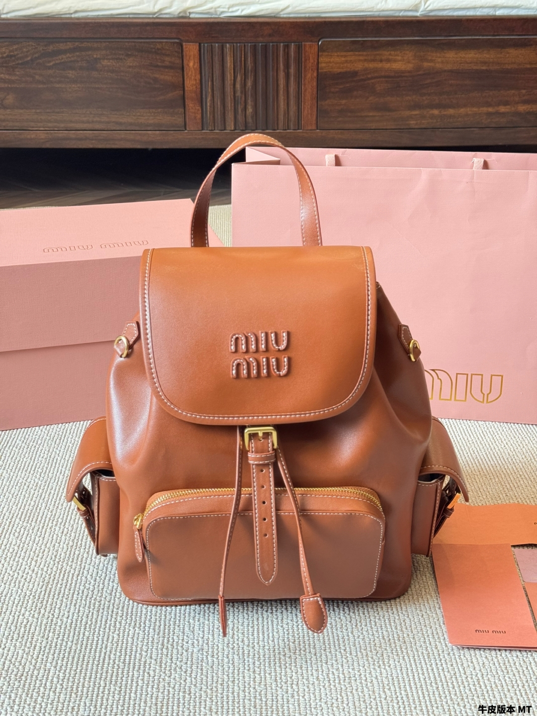 M style Backpack 35*34cm