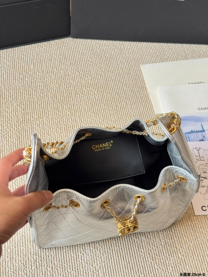 C style Cowhide Hobo bag 25*20cm