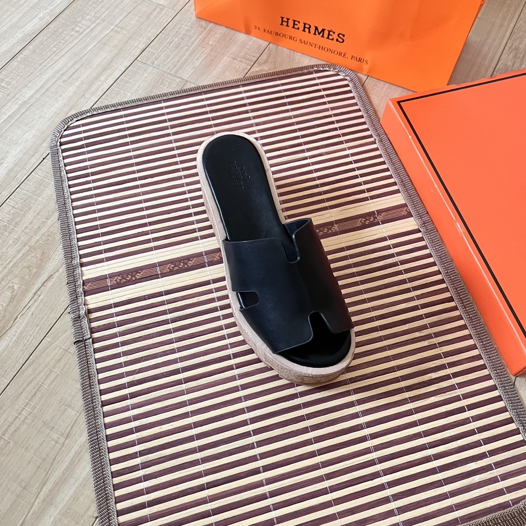 H style Waterproof wedge-heeled platform sandals