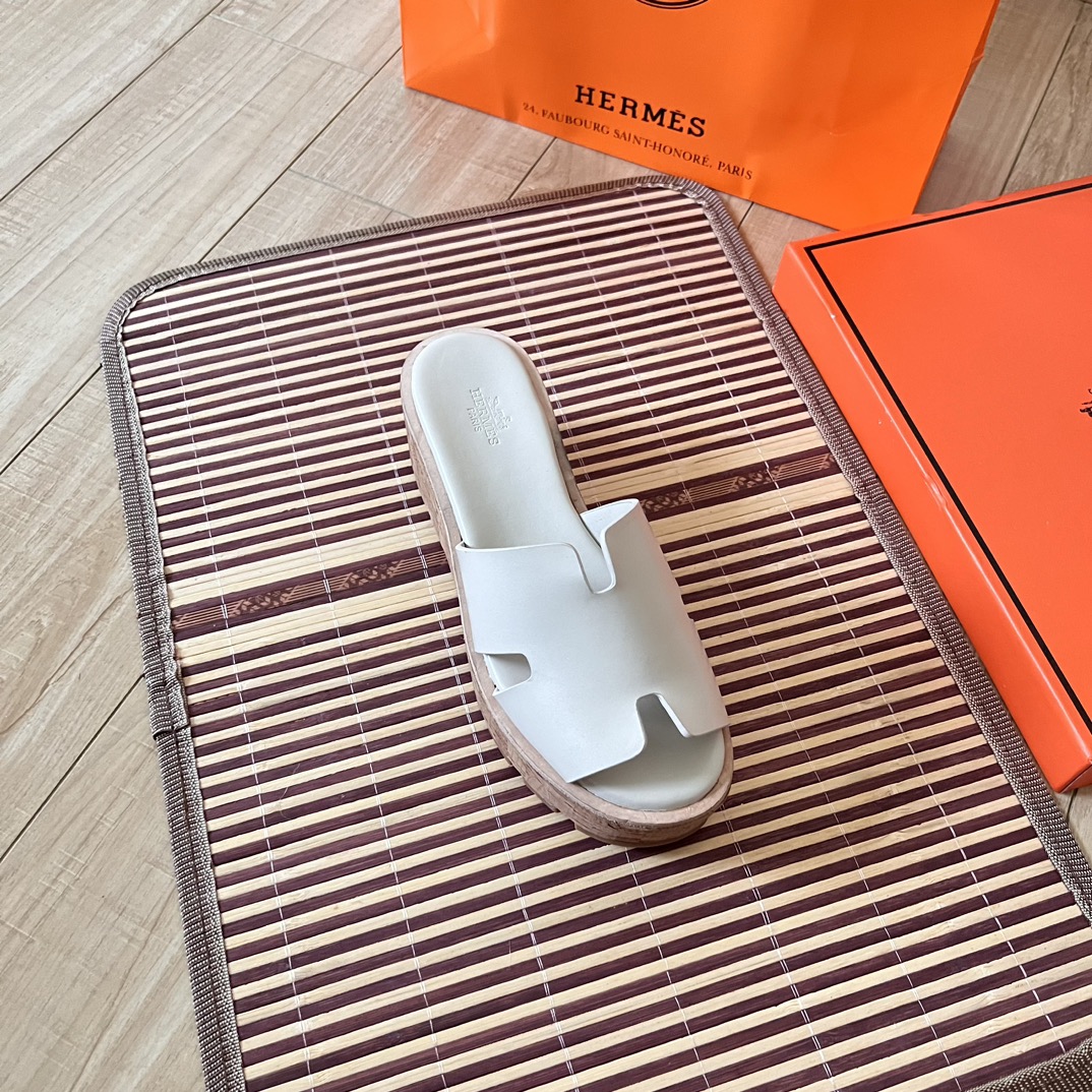 H style Waterproof wedge-heeled platform sandals