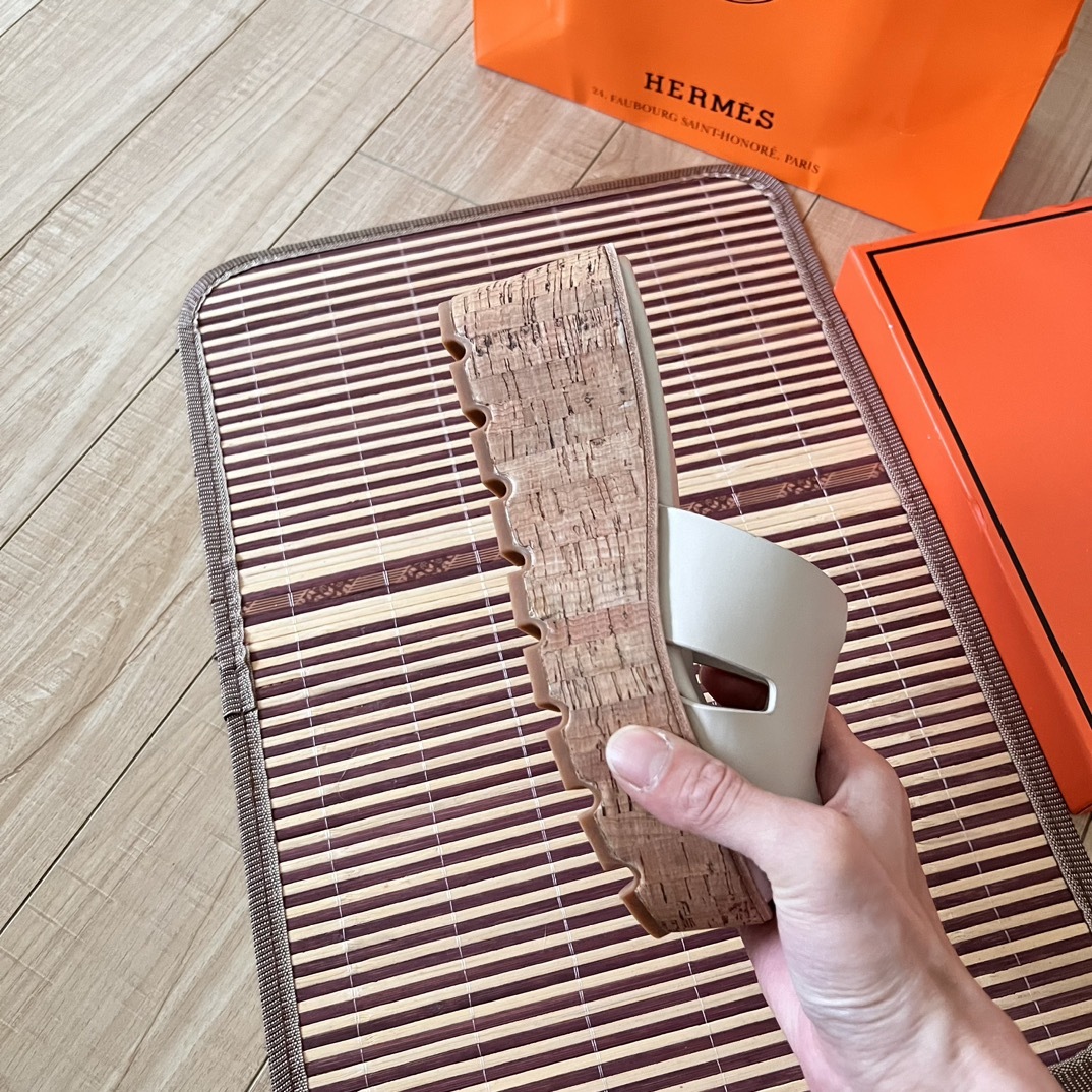 H style Waterproof wedge-heeled platform sandals