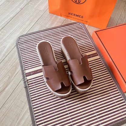 H style Waterproof wedge-heeled platform sandals