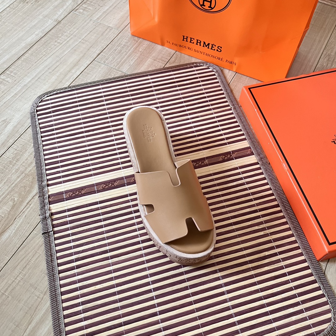 H style Waterproof wedge-heeled platform sandals