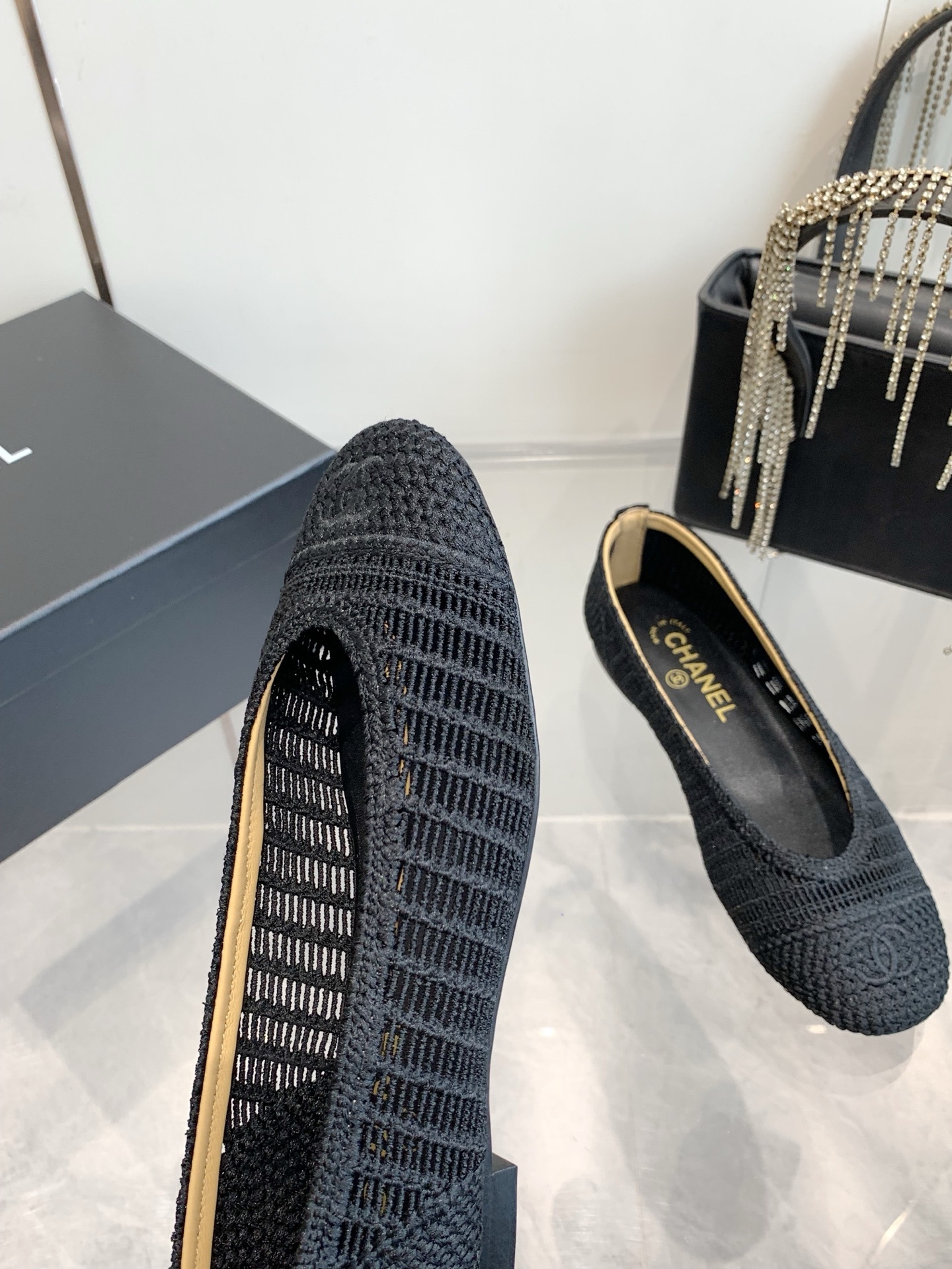 C style Woven flats Ballet shoes