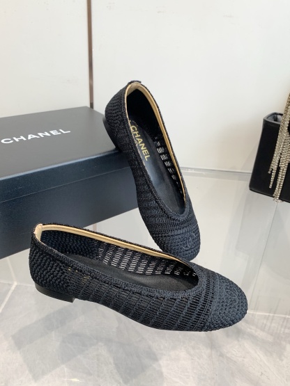 C style Woven flats Ballet shoes