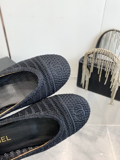 C style Woven flats Ballet shoes