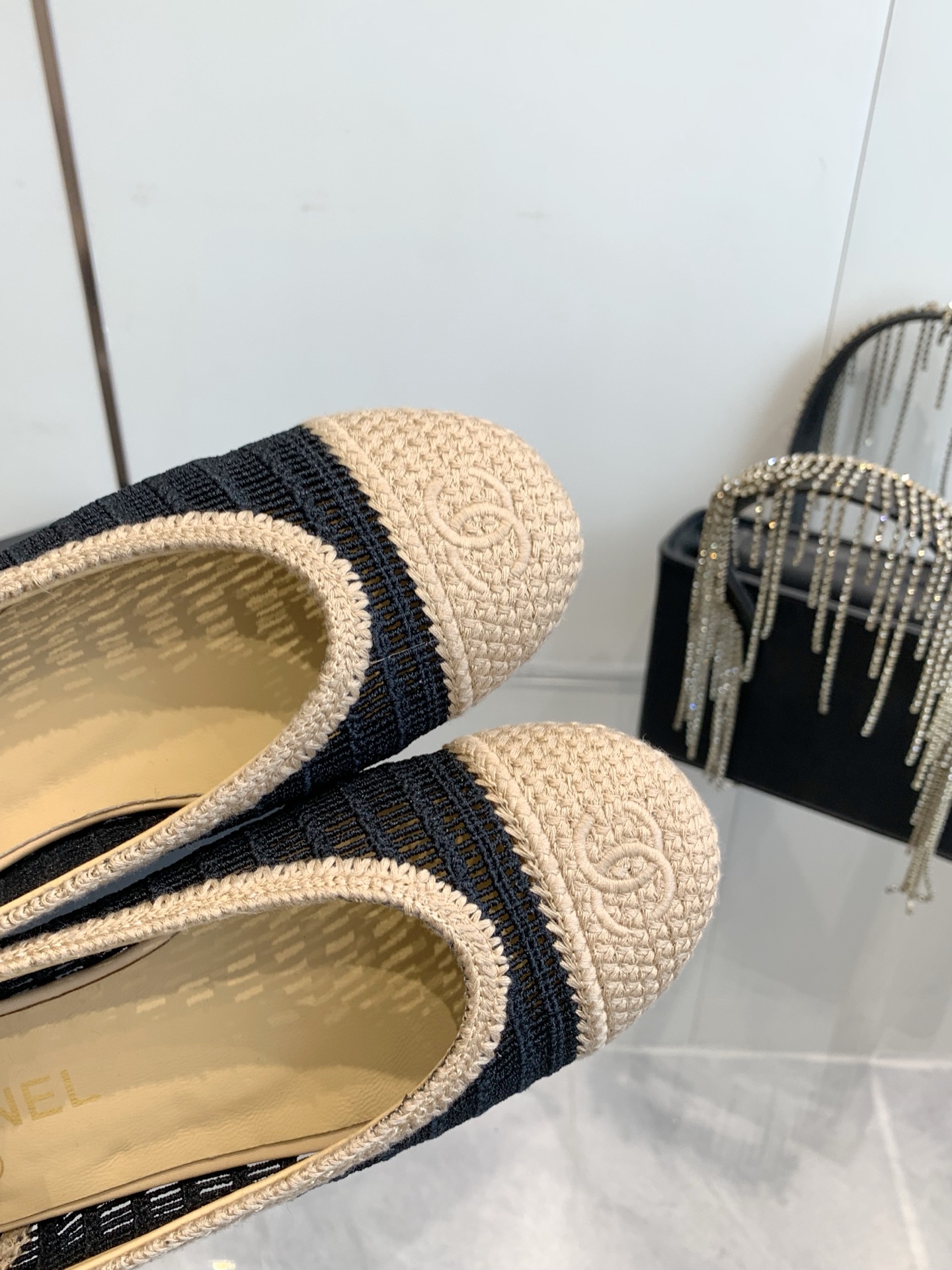 C style Woven flats Ballet shoes