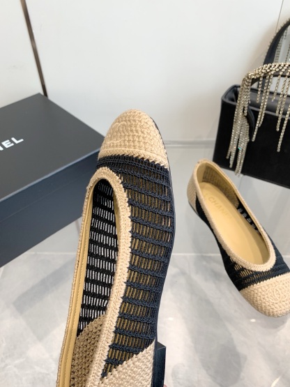 C style Woven flats Ballet shoes
